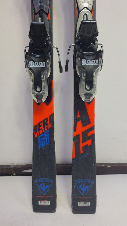 Rossignol Hero FIS GS Pro 144 cm Ski + New Look 7 Bindungen – Winterspaß im Schnee