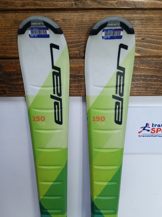 Sci Elan Explore Pro QS 150 + attacchi Elan 7.5 Sport invernali Divertimento sulla neve