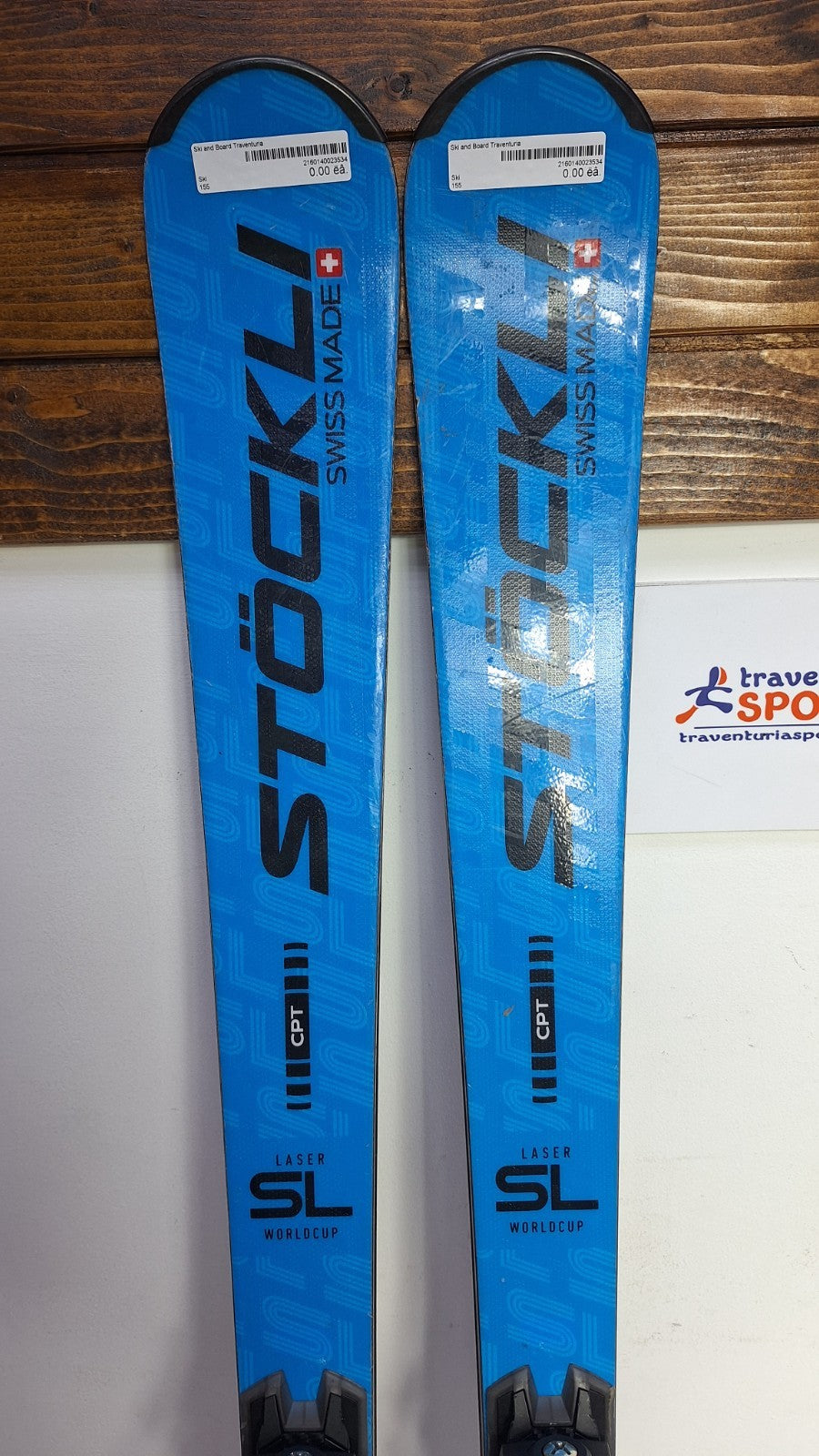 Stockli Laser SL World Cup 155cm Ski + VIST 12 Bindings Winter Sport