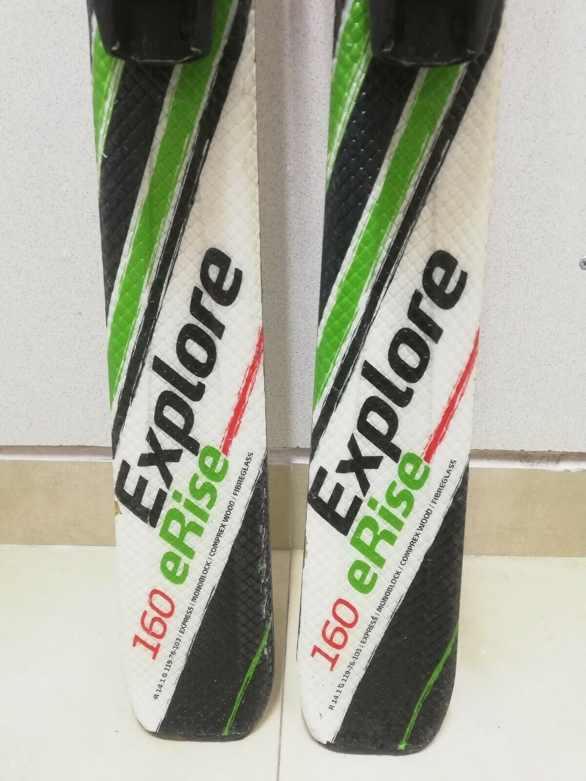 Elan Explore eRise 160 cm Ski + Elan ESP 10 Bindings Winter Outdoor CBS