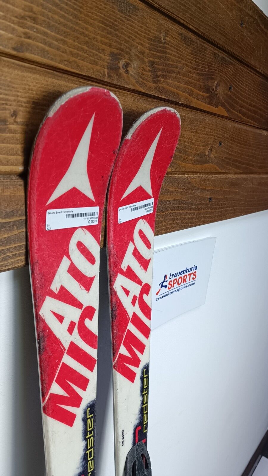 Atomic Redster XT 123cm Ski + Atomic 7.5 Bindungen Wintersport