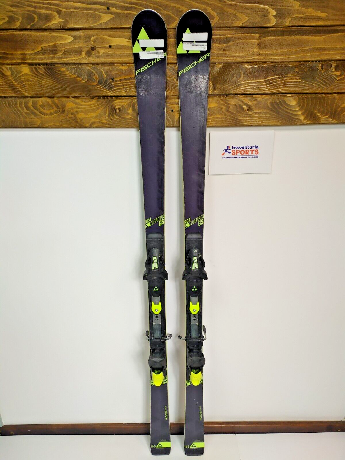 Fischer RC4 World Cup GS 165 cm Ski + Fischer RC4 Z11 Bindungen Wintersport