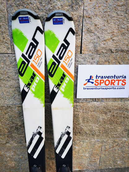 Elan Exar Pro 150cm  Ski + Elan  ESR 10 Bindings Adventure Winter Sport