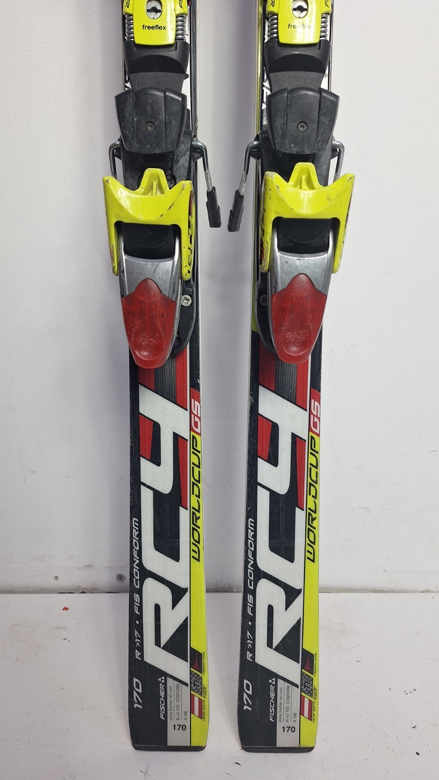 Fischer RC4 World Cup GS FIS 170cm Ski + Fischer 13 Bindings Winter Sports