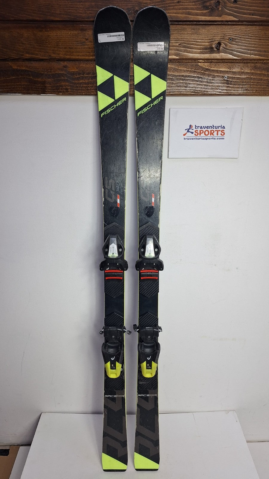 Fischer RC4 WC 140 cm Ski + HEAD 9 Bindings Winter Sports