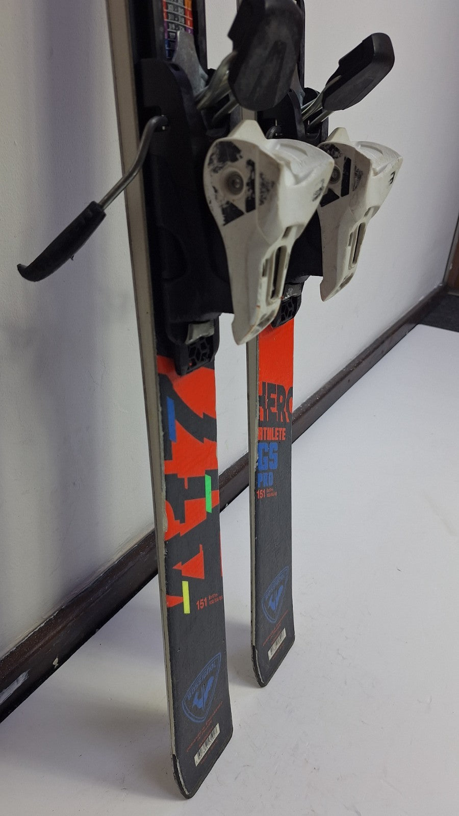 Rossignol Hero Athlete GS Pro 151 cm Ski +Fischer RS9 Bindings Winter Fun Snow