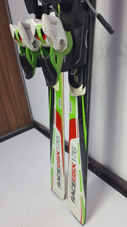 Elan Race GSX 176 cm Skis + Elan 14 Bindings Winter Fun Snow