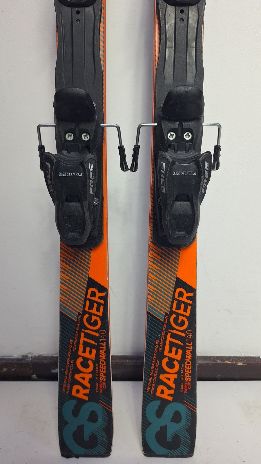 Volkl Racetiger GS 140cm Ski + Marker 7 Bindings Snow Winter Sport
