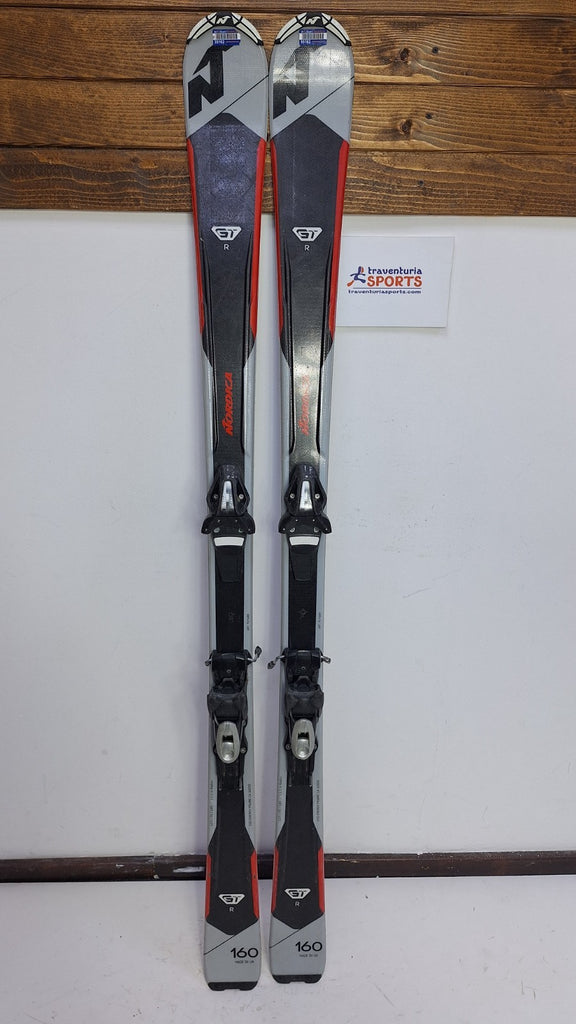 Nordica GT EVO 160cm Ski + Elan ESR 10  Bindings Winter Fun Snow Sport