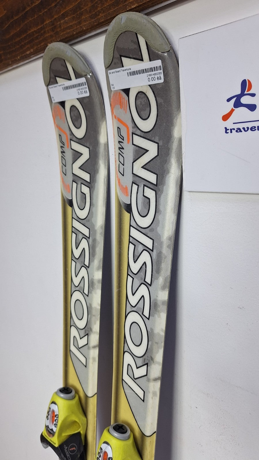 Rossignol Comp J 120cm Skis + Rossignol 4.5 Bindings Winter Fun Snow