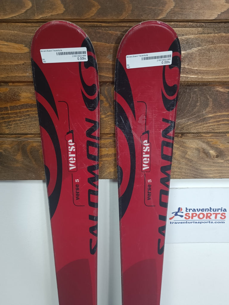 Salomon Verse 5 160cm Ski + Salomon 9 Bindings Winter Sport