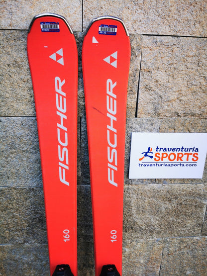 Fischer RC One X 160cm  Ski + Fischer RS 9 Bindings Adventure Winter Sport