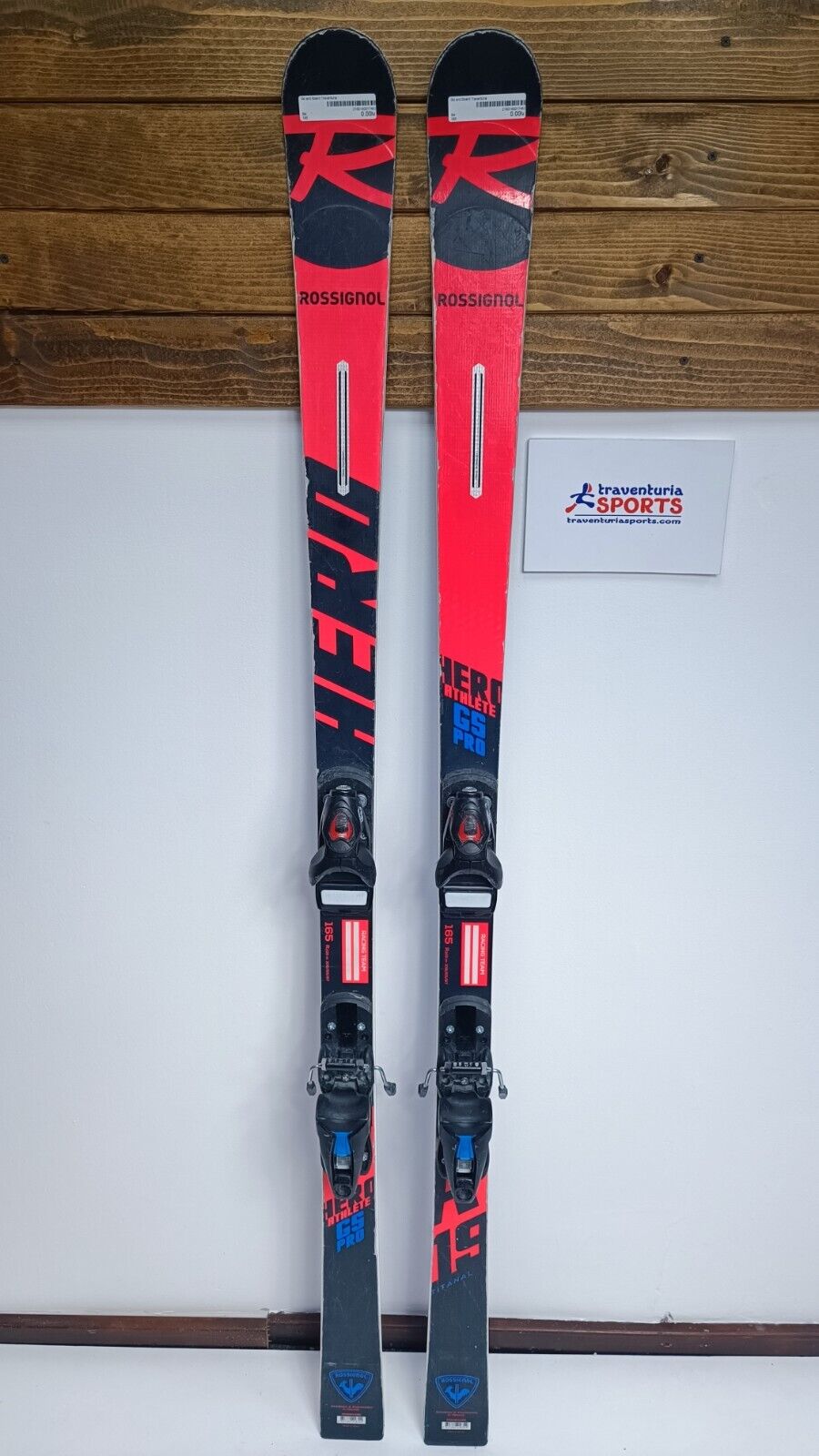Rossignol Hero FIS GS Pro 165 cm Ski + Look 10 Bindings Winter Fun Snow