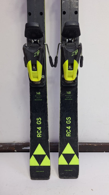 Fischer RC4 GS 148cm Ski + Fischer 9 Bindungen Wintersport