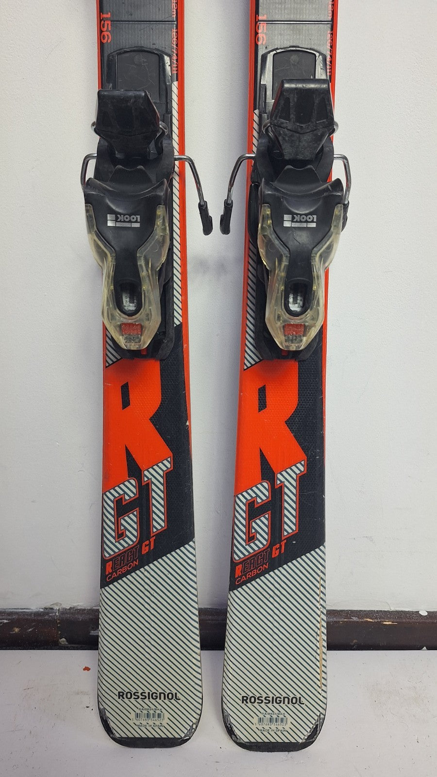 Rossignol REACT GT Carbon 156cm Ski + LOOK 10 Bindings Winter Adventure