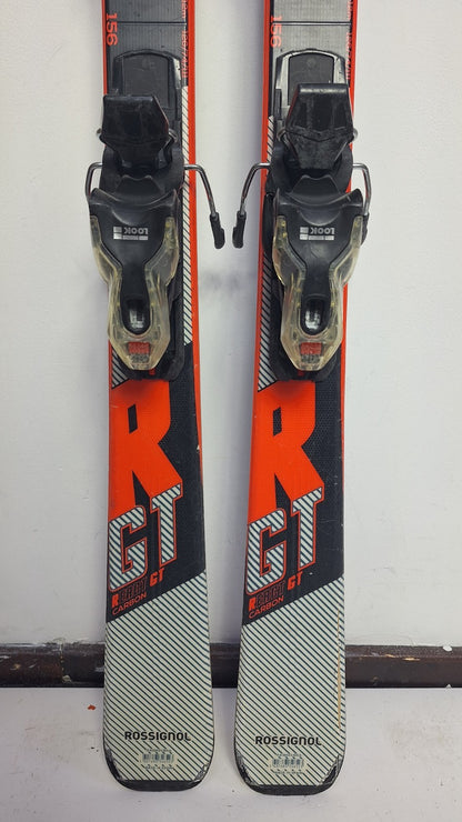 Rossignol REACT GT Carbon 156cm Ski + LOOK 10 Bindings Winter Adventure