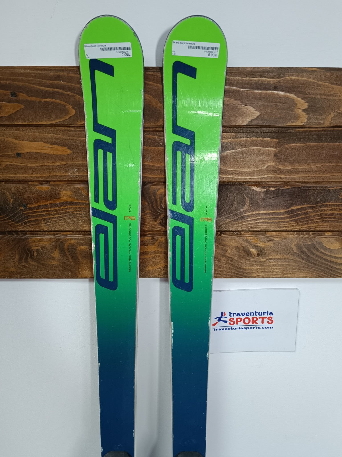 Sci Elan Race GSX 176 cm + attacchi Elan ER11 Divertimento invernale Sport sulla neve