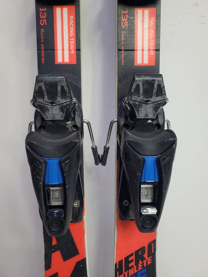 Ski Rossignol Hero Athlete GS Pro A14 135 cm + fixations Look 10 Plaisirs de la neige hivernale