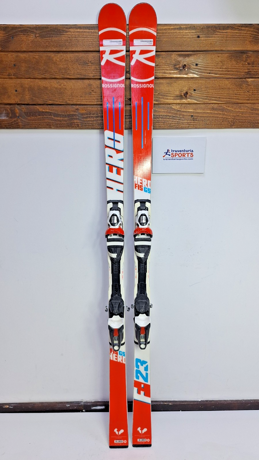 Rossignol Hero FIS GS  175 cm Ski + Rossignol 12 Bindings Winter Fun Snow