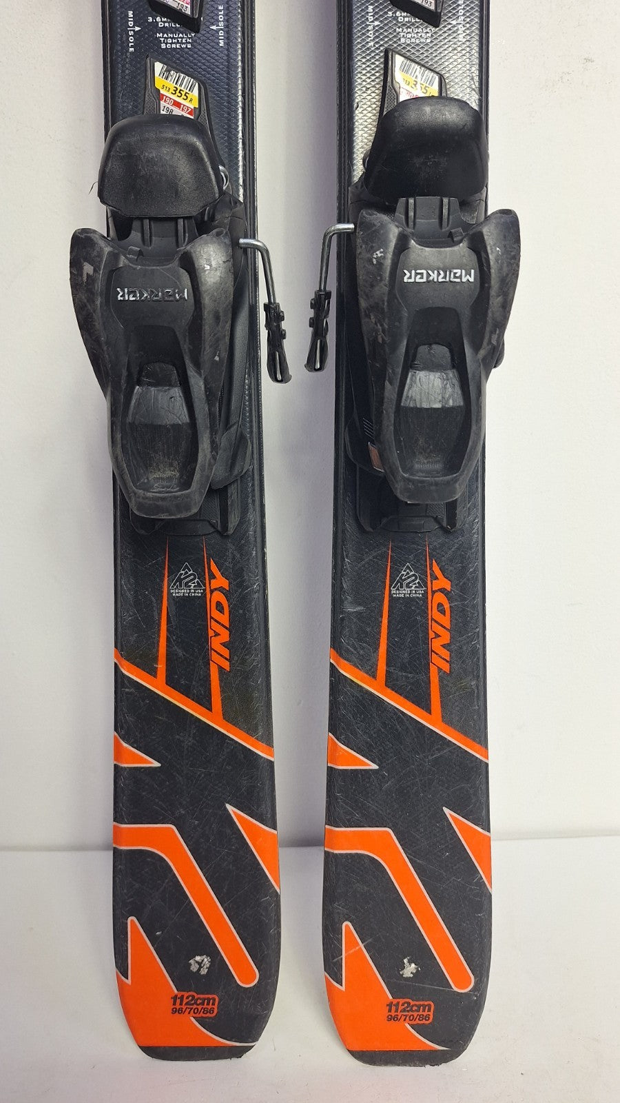 K2 Indy 112cm Ski + Marker 4.5 Bindings Winter Sport