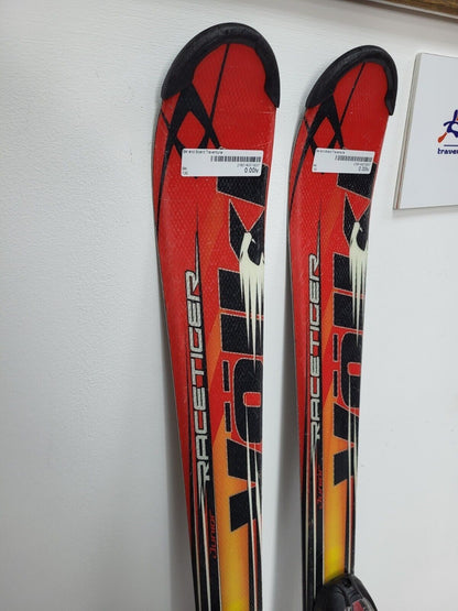 Völkl Racetiger GS R JR 130 cm Ski + Marker 7 Bindungen Wintersport Schneespaß