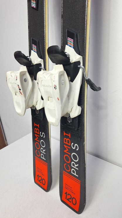 Nordica Combi Pro S 120  120cm Skis + Marker 7  Bindings Winter Sport Snow