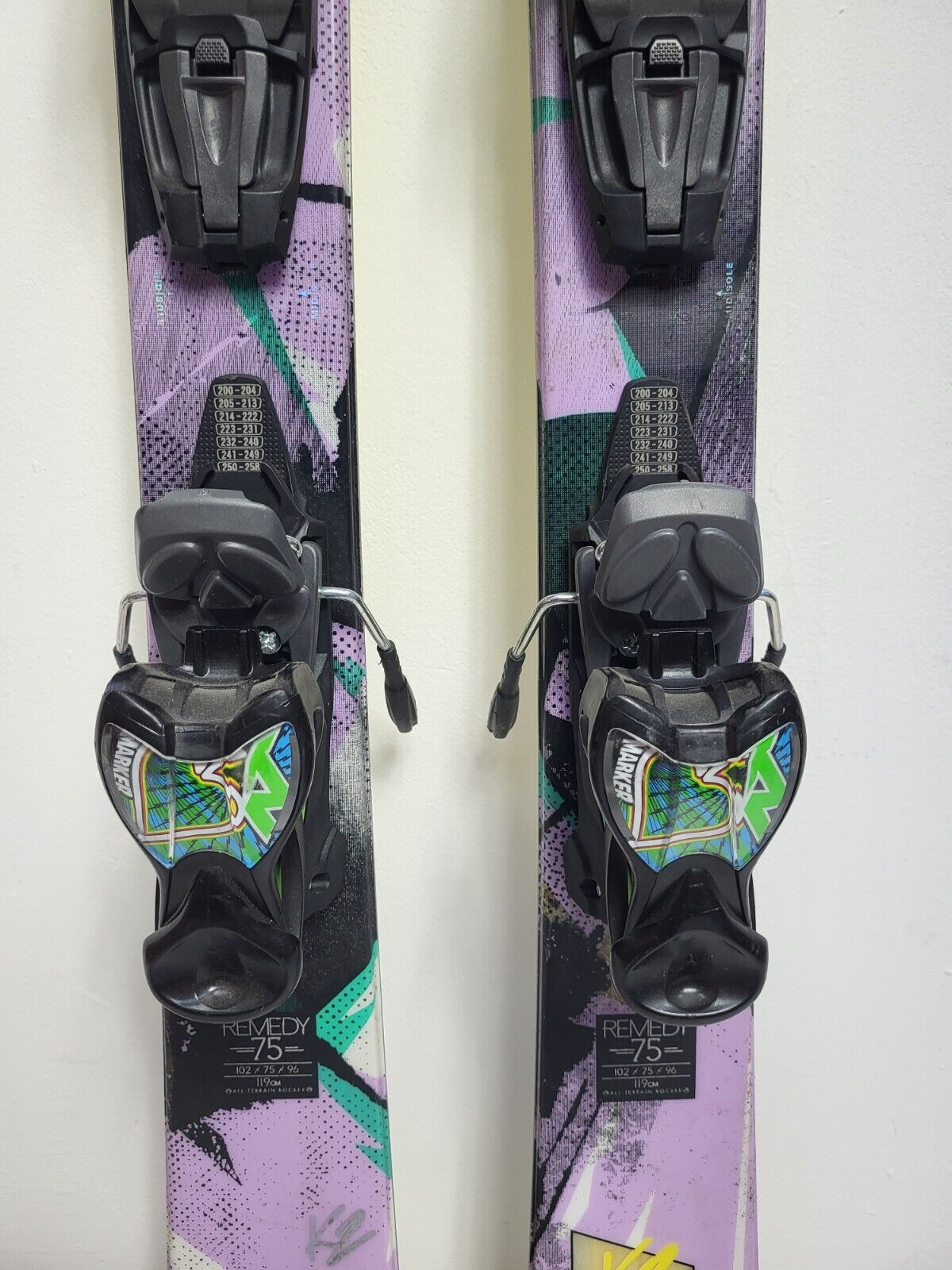 K2 Remedy 119cm Ski + Nordica 7 Bindings Winter Sport