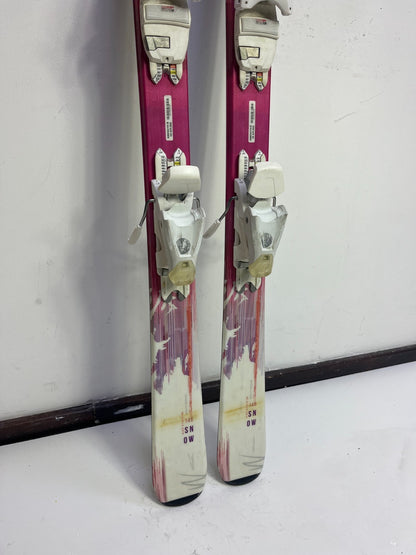 Elan Snow White  146cm  Ski + Elan EL 7.5 Bindings Winter Sport Fun