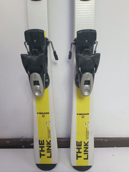 Ski HEAD The Link R 140 cm + fixations Tyrolia BYS 10, plaisir des sports d'hiver sur neige