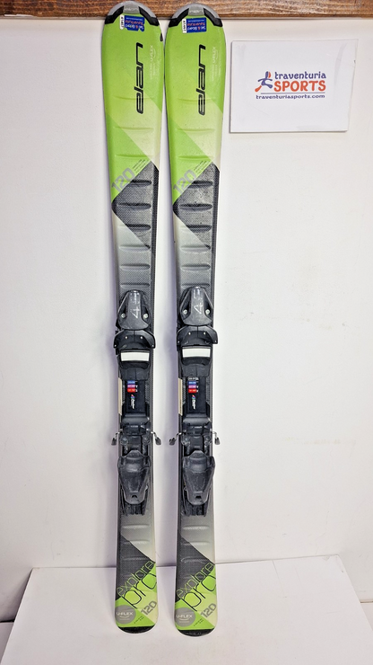 Elan Explore Pro 120 cm  Ski + Elan ESP 4.5 Bindings Adventure Winter Sport Snow