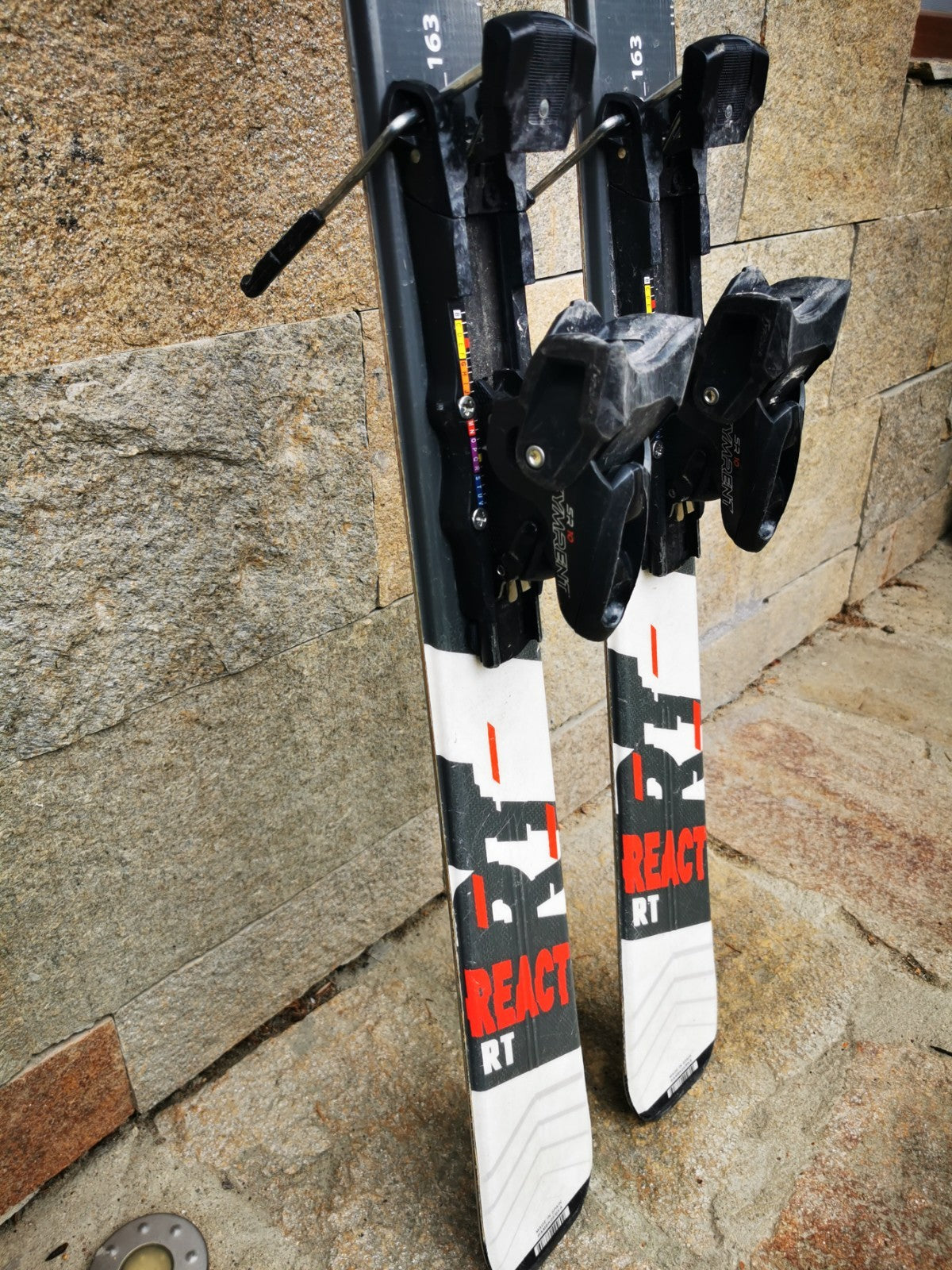 Rossignol REACT RT 163cm  Ski + Tyrolia 10 Bindings Winter Sport Fun