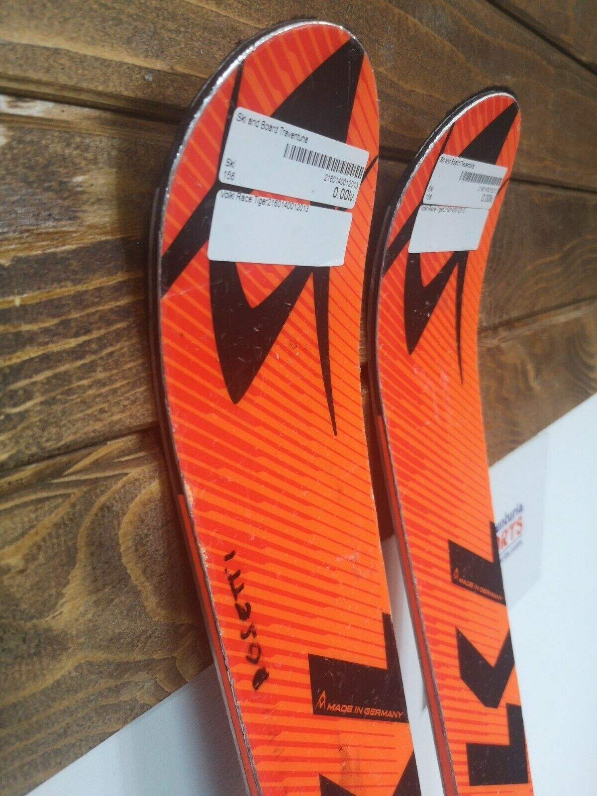Sci Völkl Racetiger Speedwall 156 cm + attacchi Marker Race 10 Divertimento invernale sulla neve