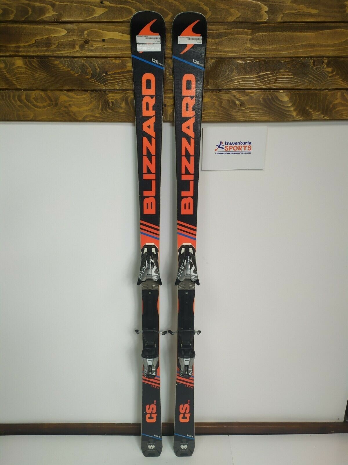 ブリザードFIS GS 163㎝ スキーレーシング Blizzard GS FIS 163 cm Ski + Marker 10 Bindings Winter Fun Snow
