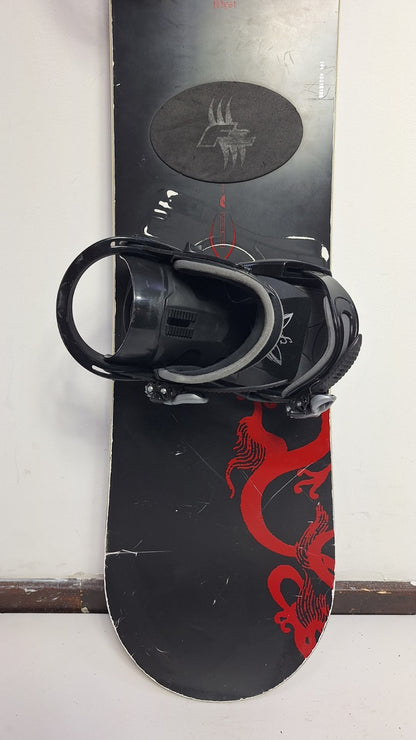 Snowboard F2 Must 144 cm + fixations F2 M  Ludique Neige Hiver Sport