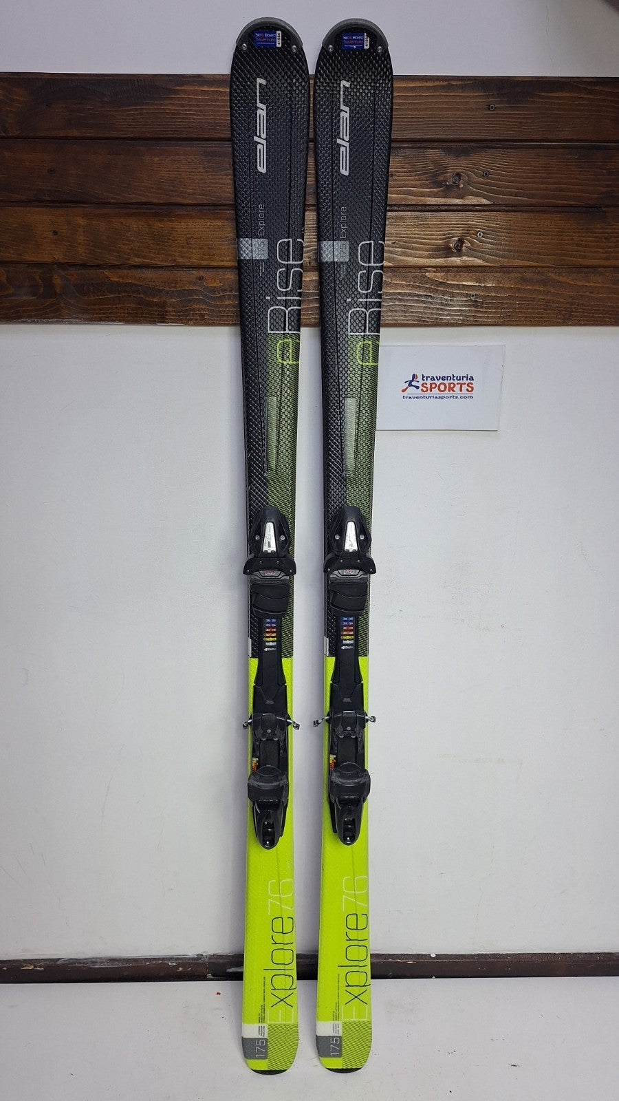 Elan Explore eRise 76  175 Ski + Elan ESP 10  Bindings Winter Adventure Outdoor
