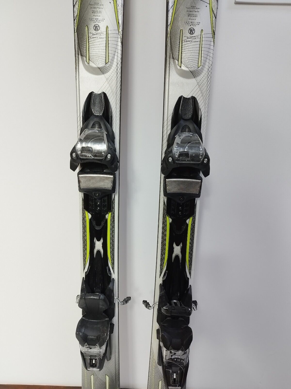 K2 Impact 167 cm Sci + Attacchi Marker 11 Sport Inverno Avventura Divertimento All'aperto