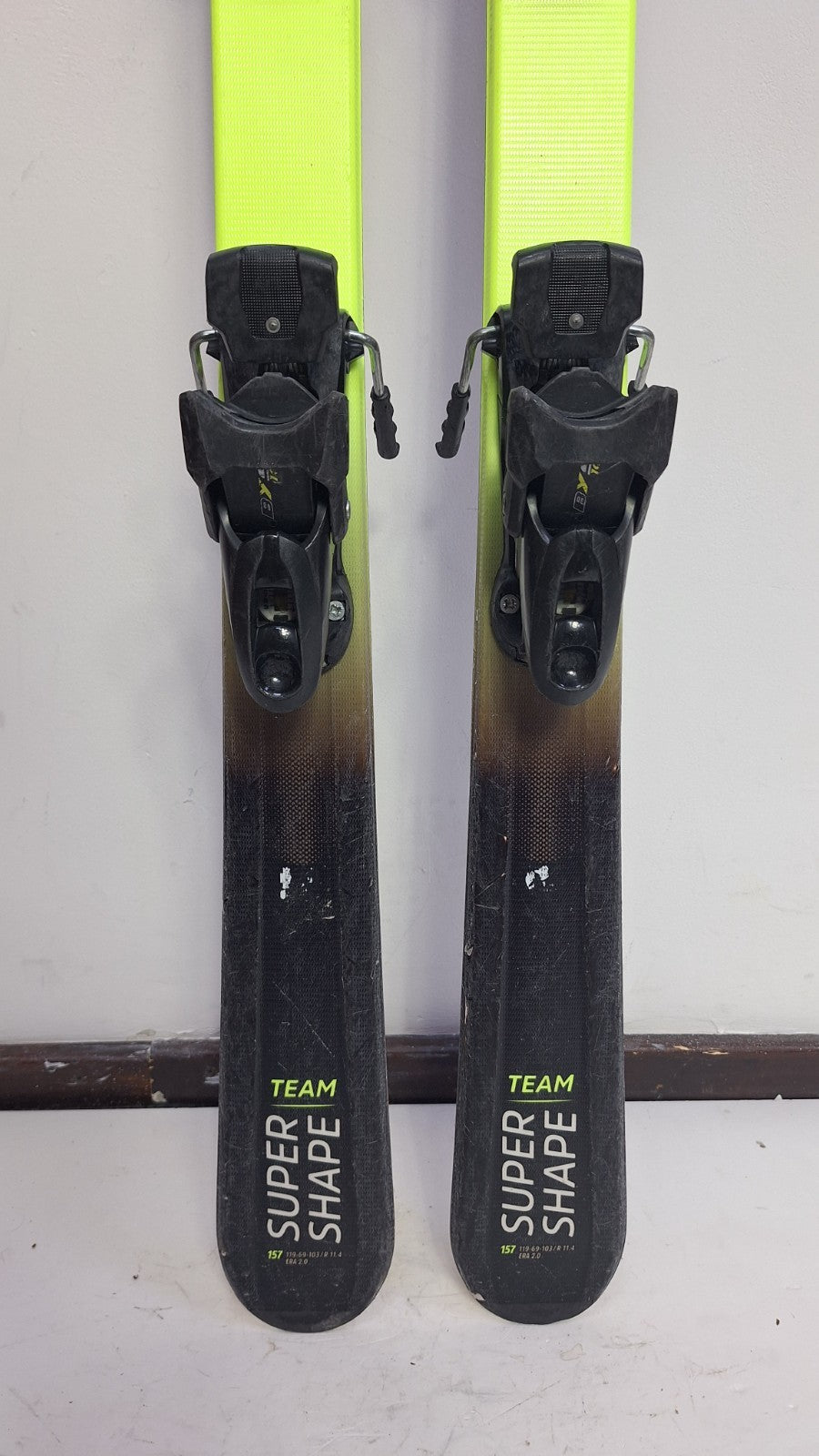HEAD Supershape Team Easy JRS 157 Ski + Tyrolia BYS 10 Bindungen Wintersport