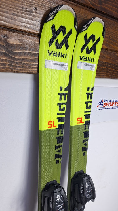 Völkl Racetiger 13 SL 120 cm Ski + Marker 4.5 Bindung Wintersport Schneespaß