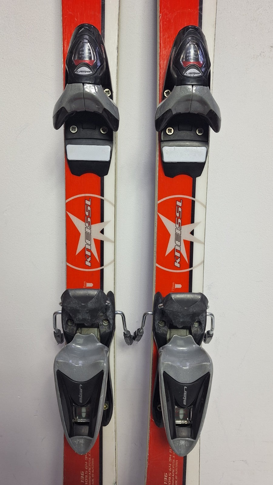 Kneissl Red Star Race SL 136cm + Elan 7 Bindings Winter Sport Outdoor
