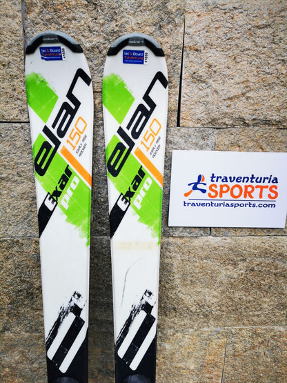 Elan Exar Pro 150cm  Ski + Elan SP 7.5 Bindings Adventure Winter Sport