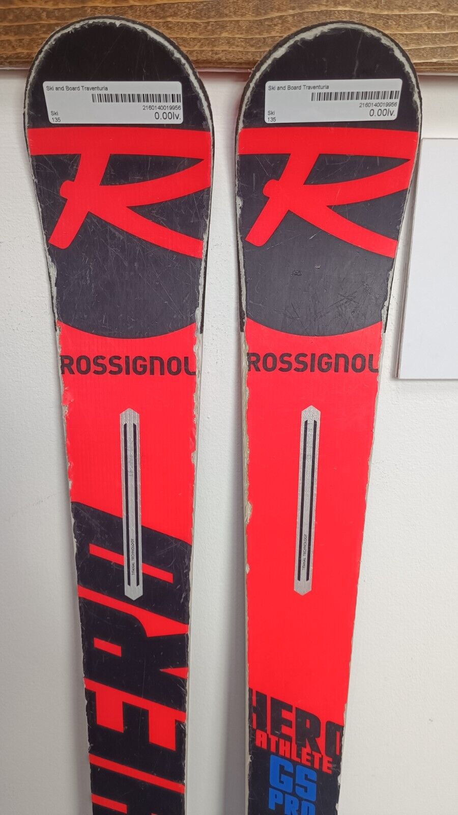 Rossignol Hero FIS  Pro 135 cm Ski + Look 10 Bindings Adventure
