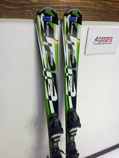 Sci Elan Exar Pro 140 cm + attacchi Elan ESP 7.5 Sport Neve Inverno Divertimento Avventura