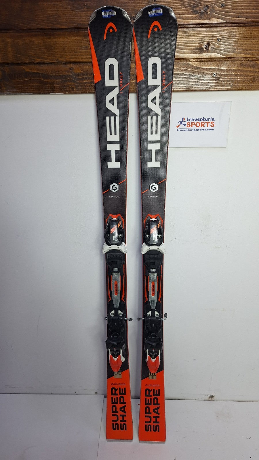 HEAD Supershape i.Rally  156cm Ski + Head PRX12  Bindings Winter Sport