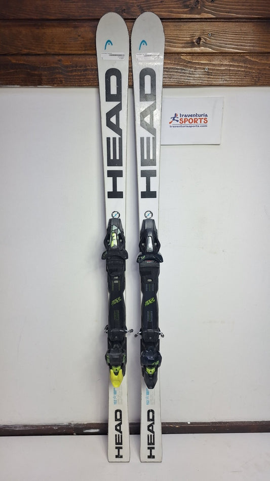 Head World Cup Rebels e.GS Team 152cm Ski + Fischer 12 Bindings Winter Sport