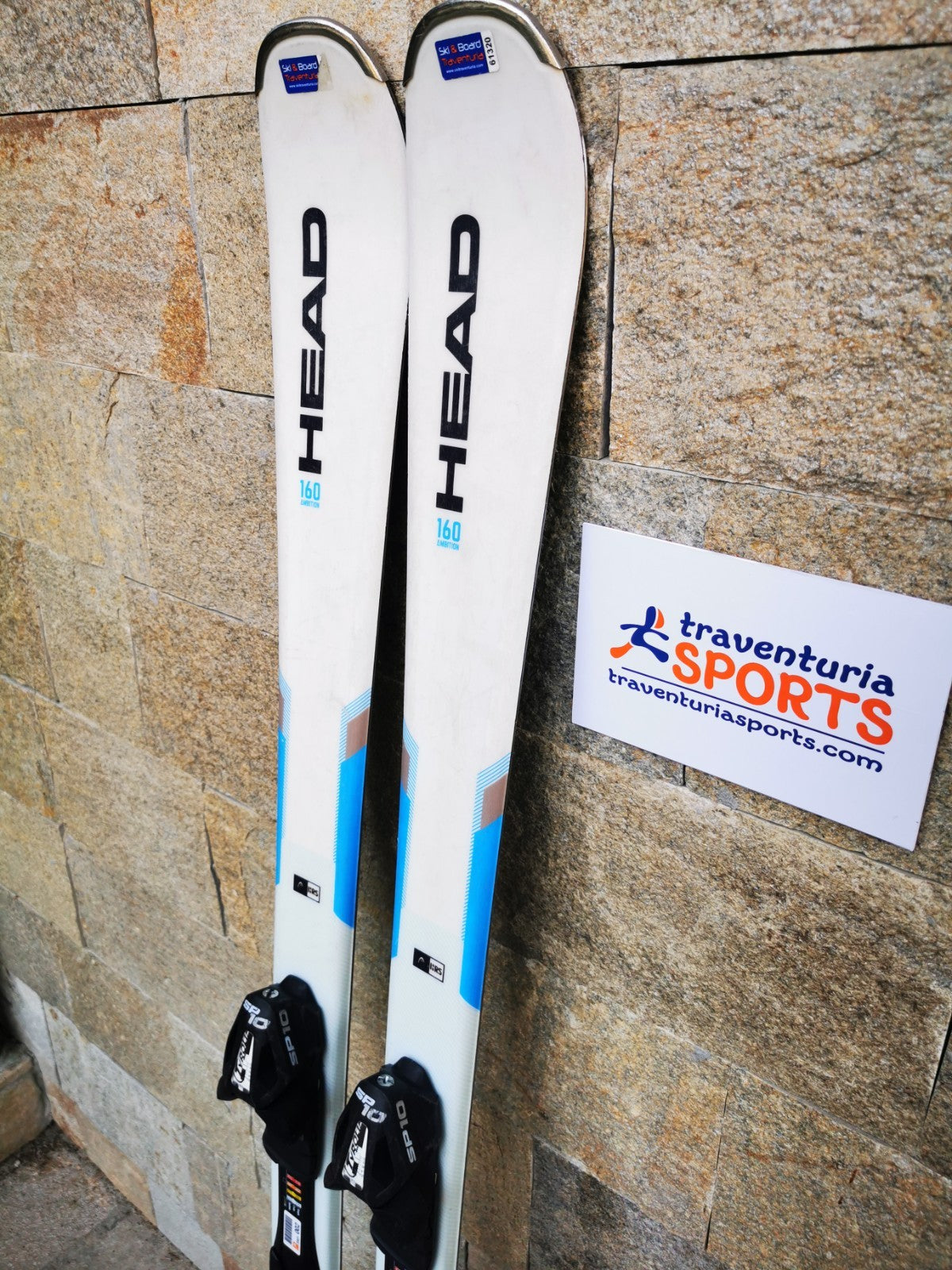 HEAD Ambition 160cm  Ski + Tyrolia SP 10 Bindings Adventure Winter Sport