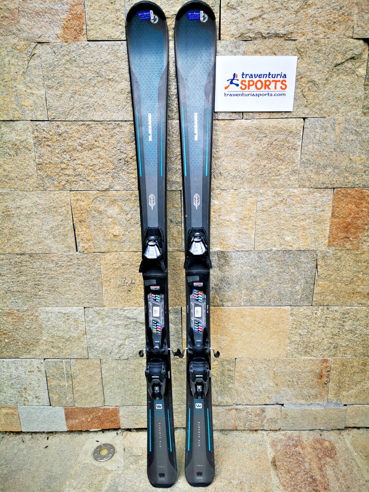 Blizzard RTX Elevate 146 cm Ski + Marker TLT 10 Bindings Winter Snow Sport Fun