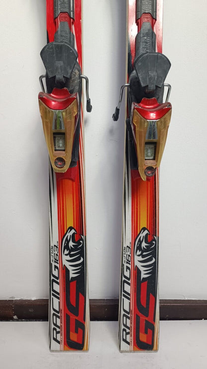 Sci Volkl RaceTiger Racing GS 163cm + attacchi Rossgnol 12 Sport invernali