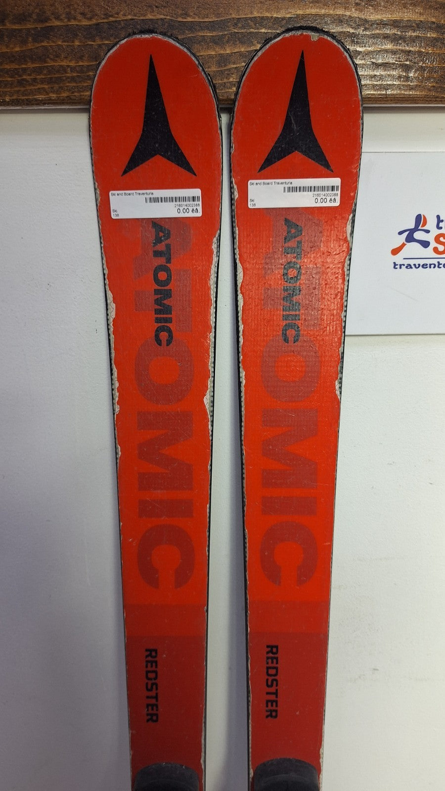Atomic Redster G9 138 cm Skis + Atomic 7.5 Bindings Winter Fun Snow