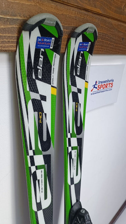 Elan Exar Pro 140 cm Ski + Fixations Elan 7.5 Sport Neige Hiver Plaisir