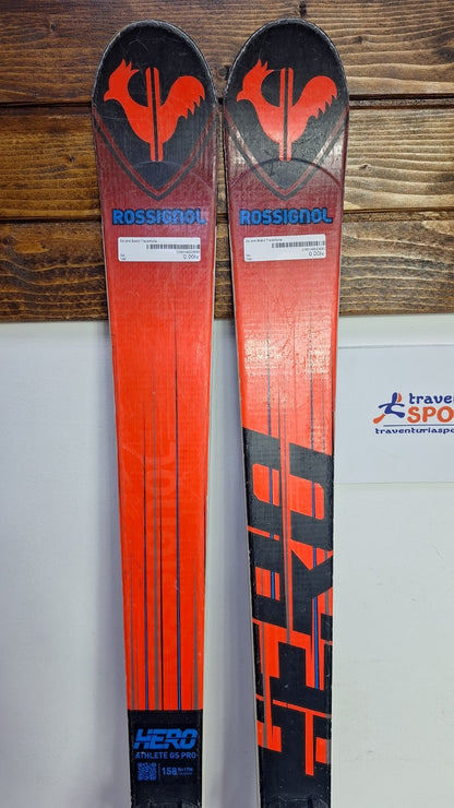 Rossignol Hero Athlete GS Pro 158 cm Ski + Look 10 Bindung Wintersport